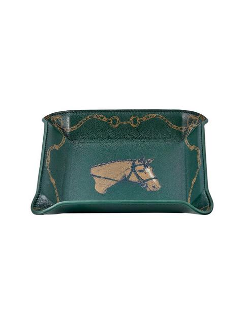 Leather Equestrian Valet Tray
