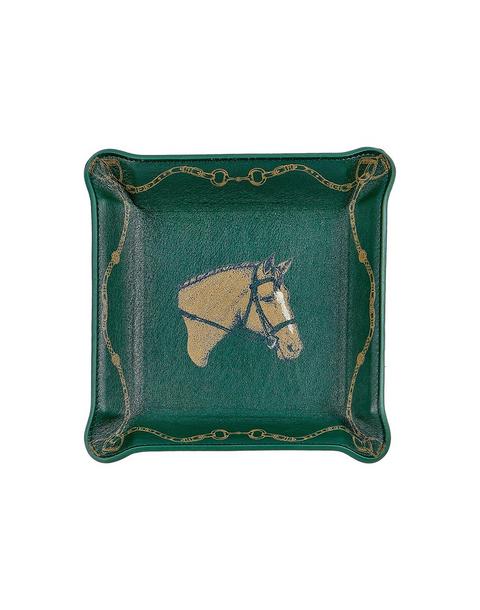 Leather Equestrian Valet Tray