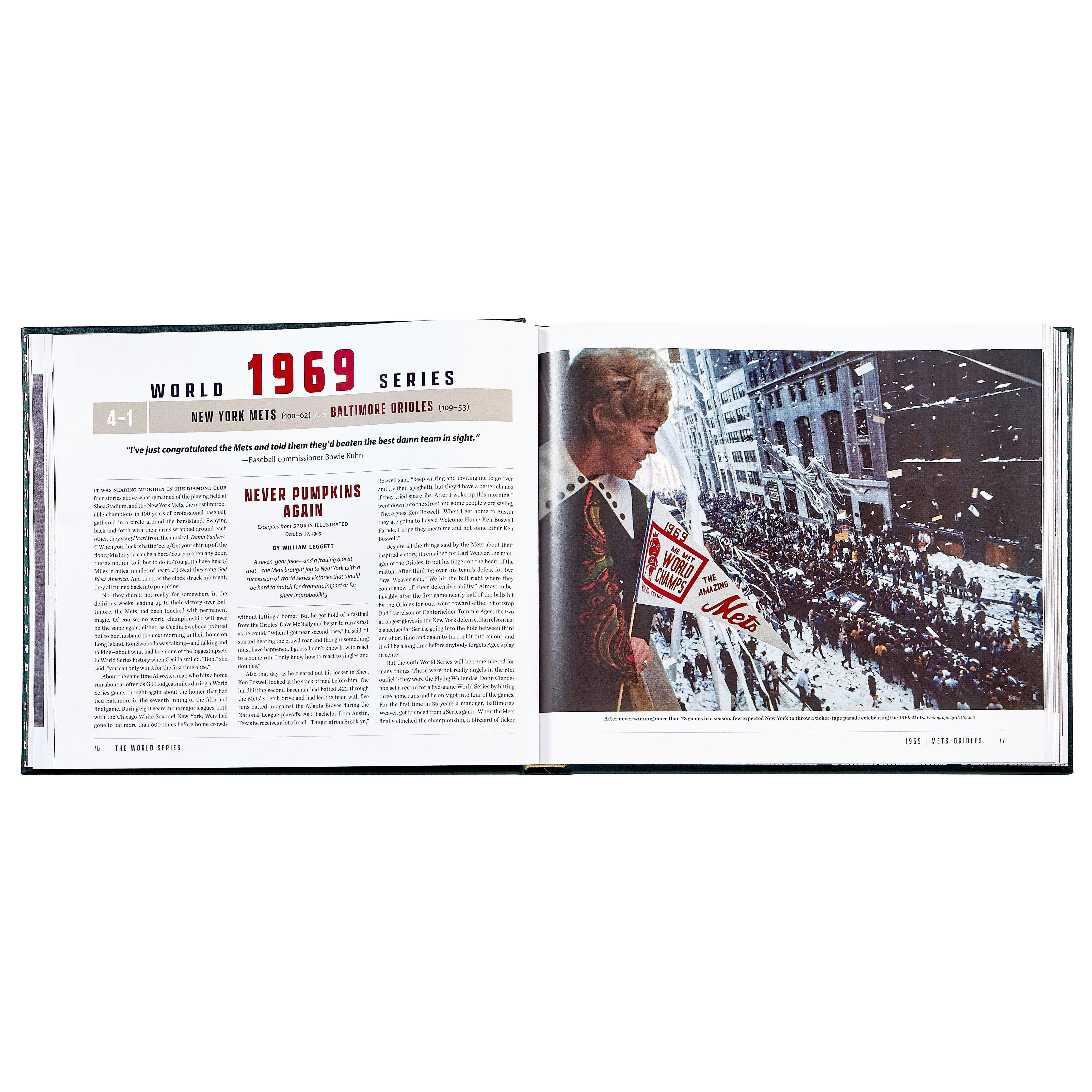 The World Series: A History of the Fall Classic from the Pages of Sports Illustrated Leather Bound Edition image number 3