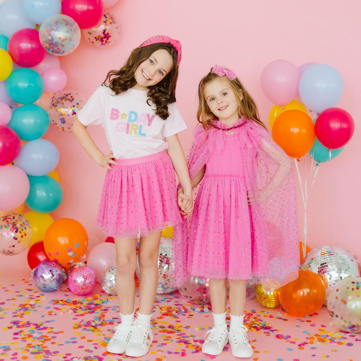 Raspberry Rhinestone Cape image number 1