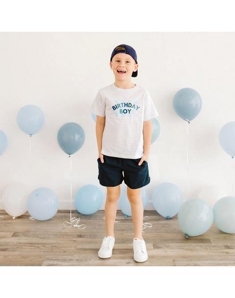 Birthday Boy Checker Short Sleeve T-Shirt