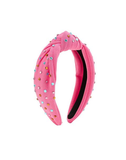 Raspberry Rhinestone Headband