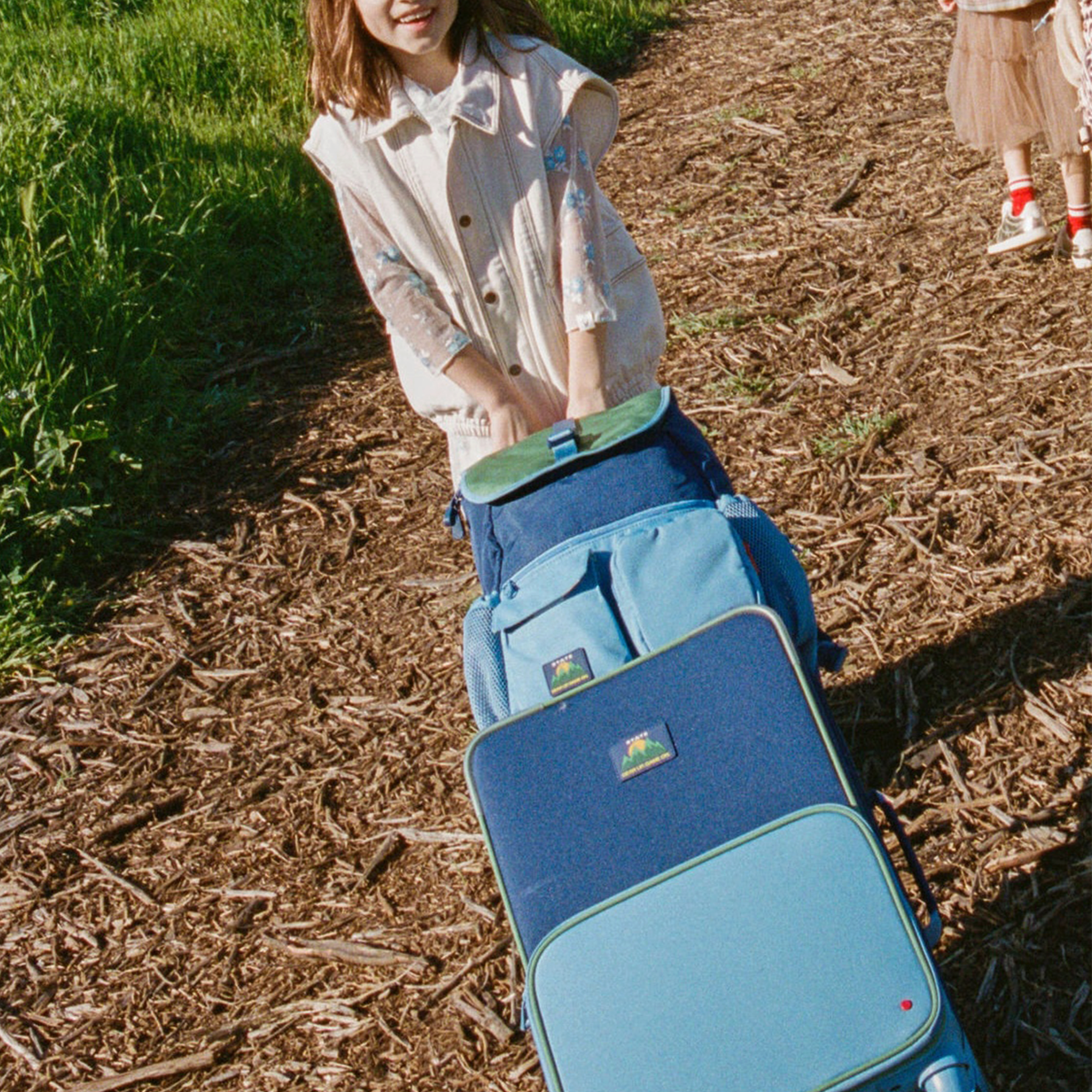 Logan Carry-On Suitcase | Blue image number 2