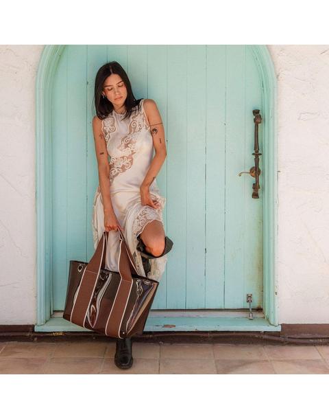 Wellington Cabana Tote | Brown