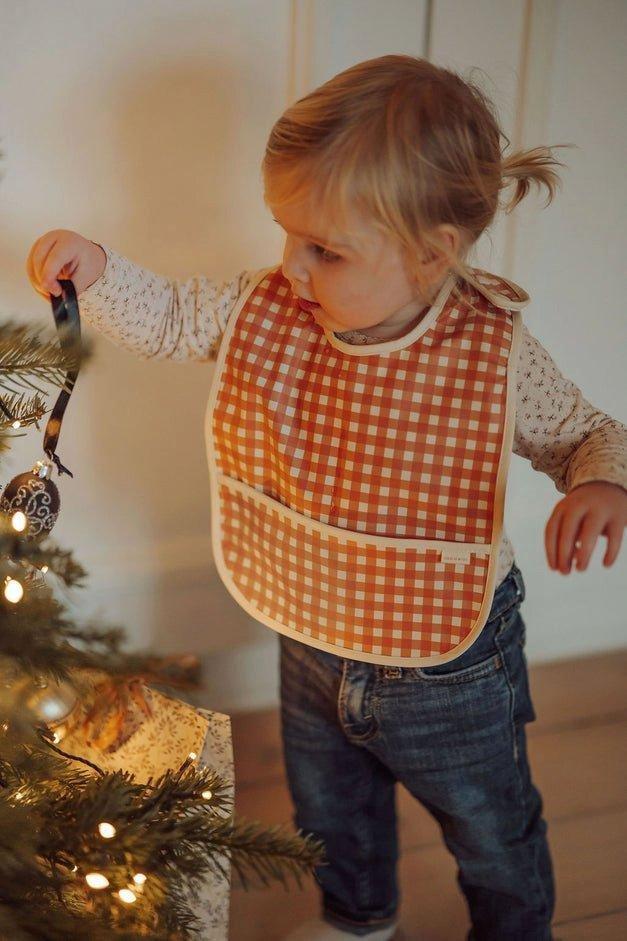 Basic Bib | Lille Cottage Club Sienna Gingham image number 1
