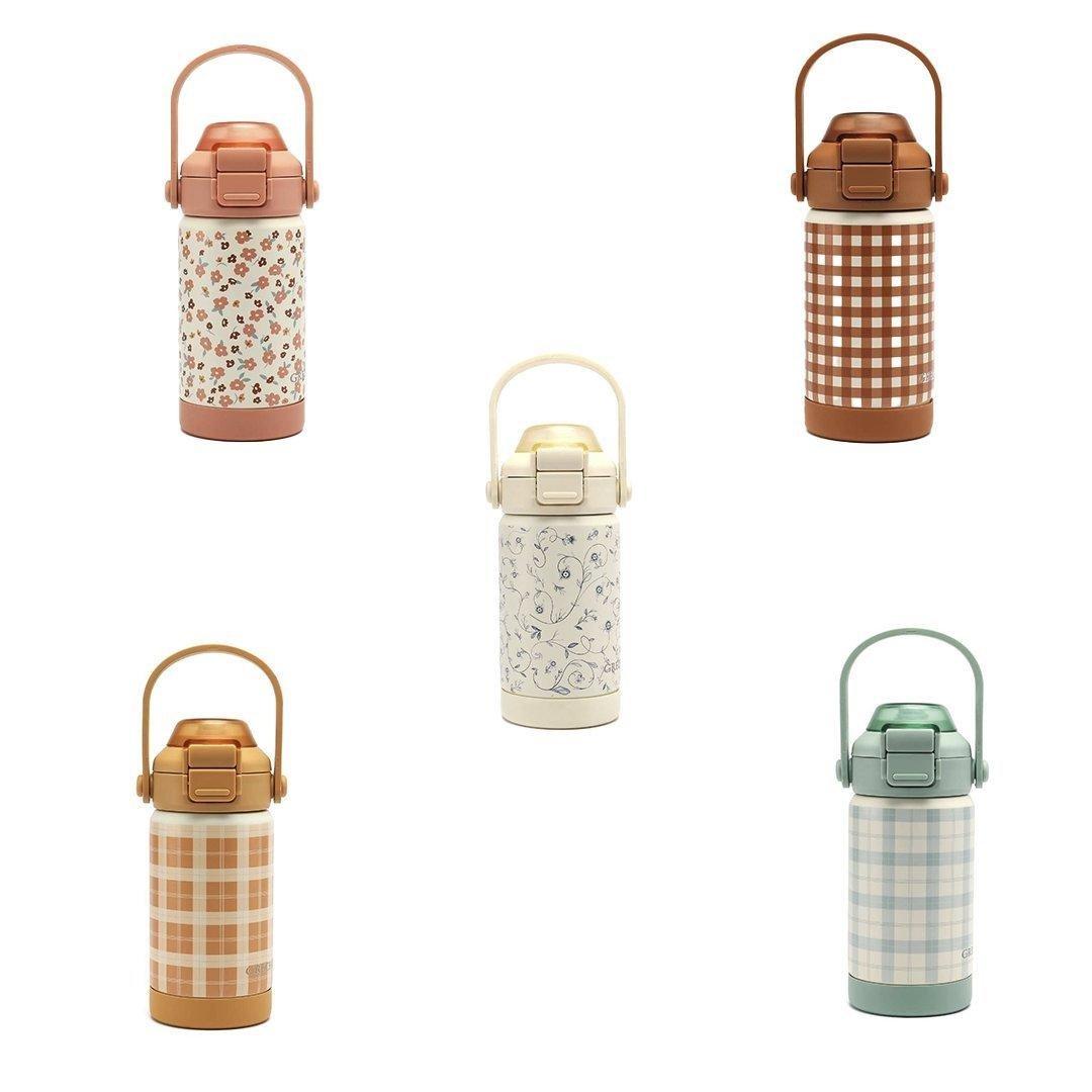 Sip + Chug 2 in 1 Thermo Water Bottle 12 oz. | Scandi Floral image number 3