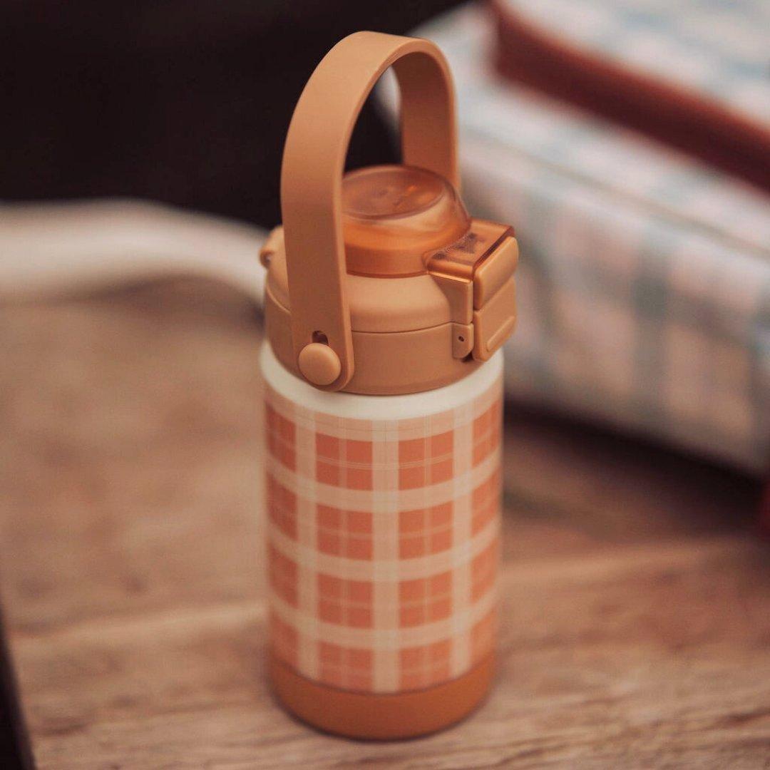 Sip + Chug 2 in 1 Thermo Water Bottle 12 oz. | Buckwheat Plaid image number 2