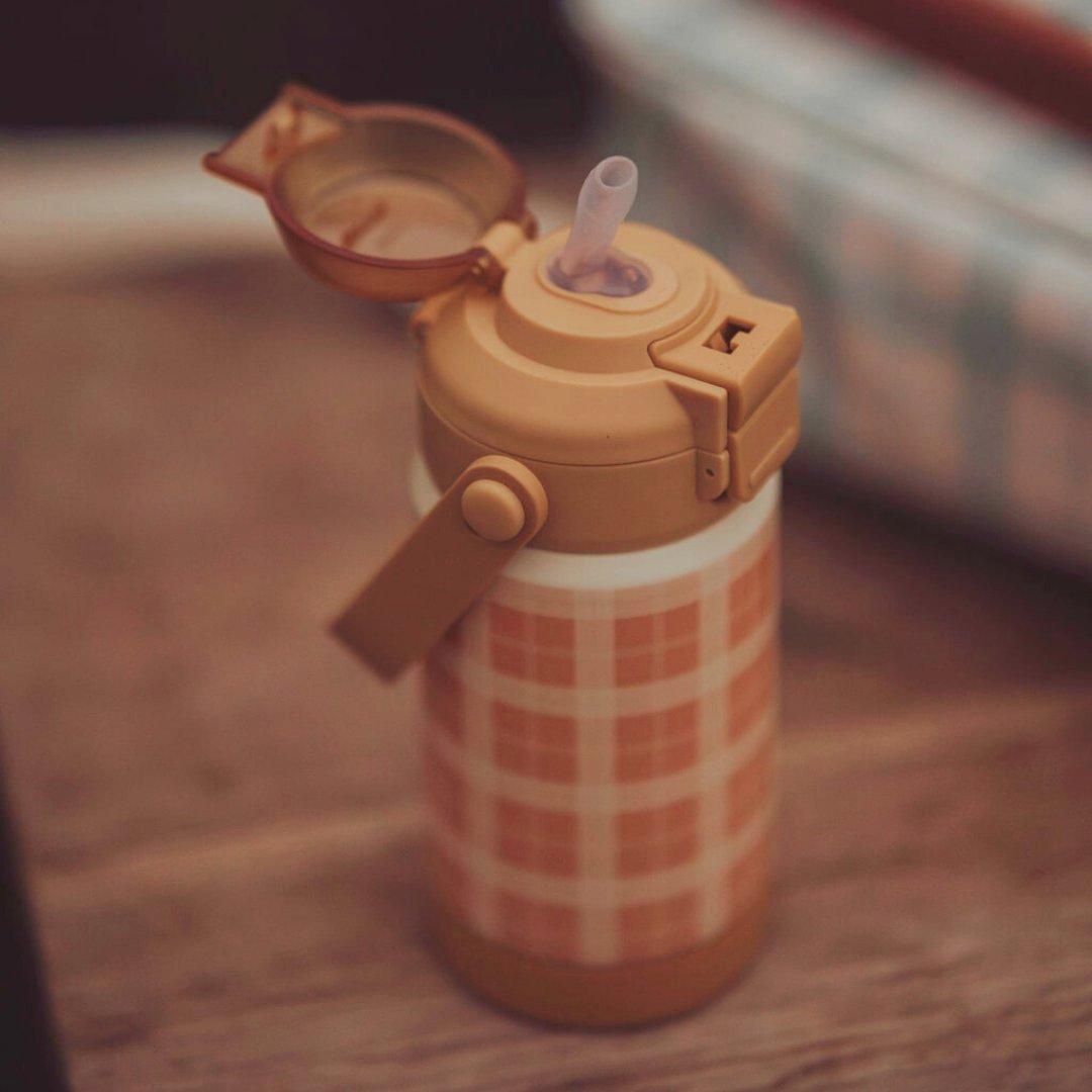 Sip + Chug 2 in 1 Thermo Water Bottle 12 oz. | Buckwheat Plaid image number 1