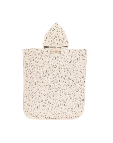 Bathing Towel Poncho | Organic Cotton - Scandi Floral