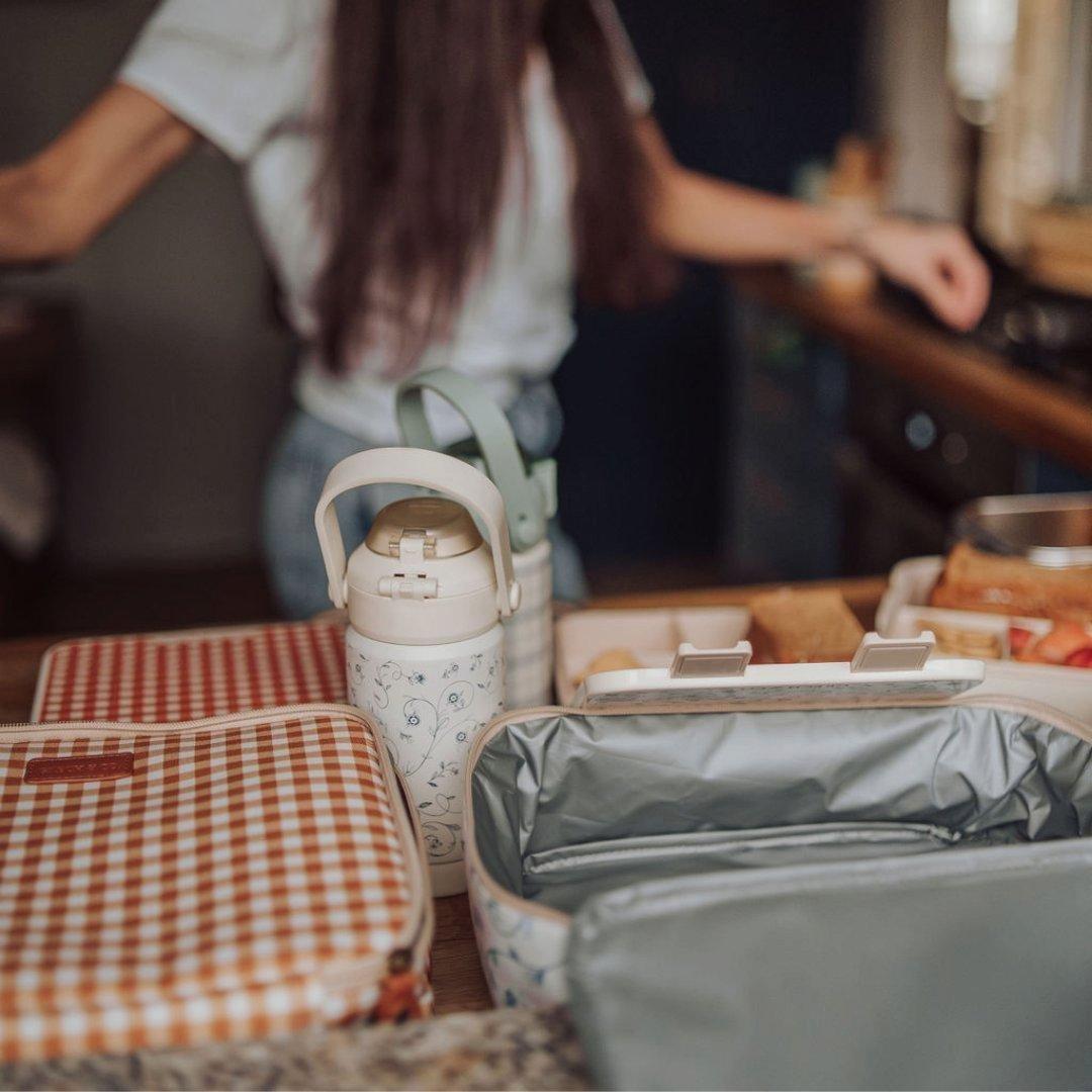 Insulated Lunch Bag | Sienna Gingham image number 2