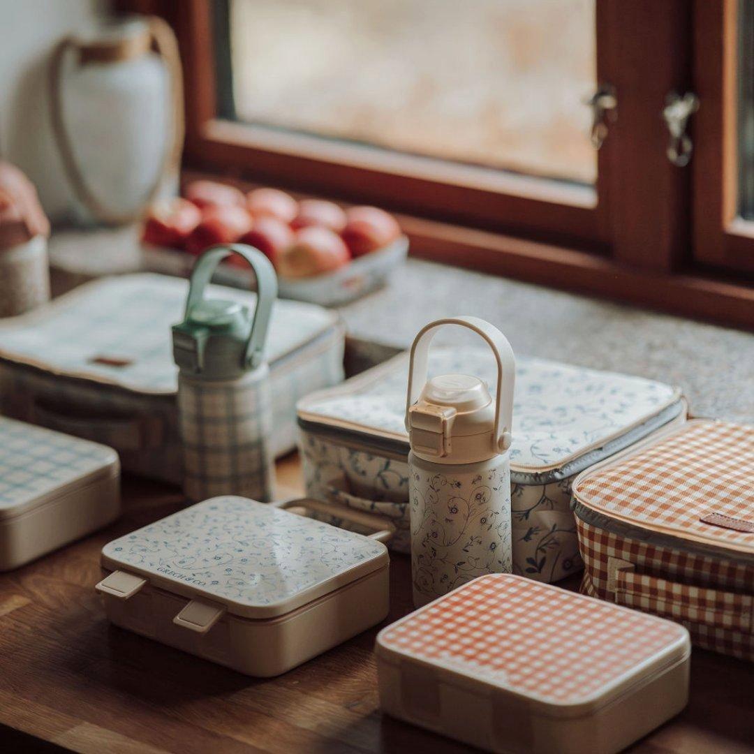 3 Compartment Leakproof Lunchbox | Fern Plaid image number 3