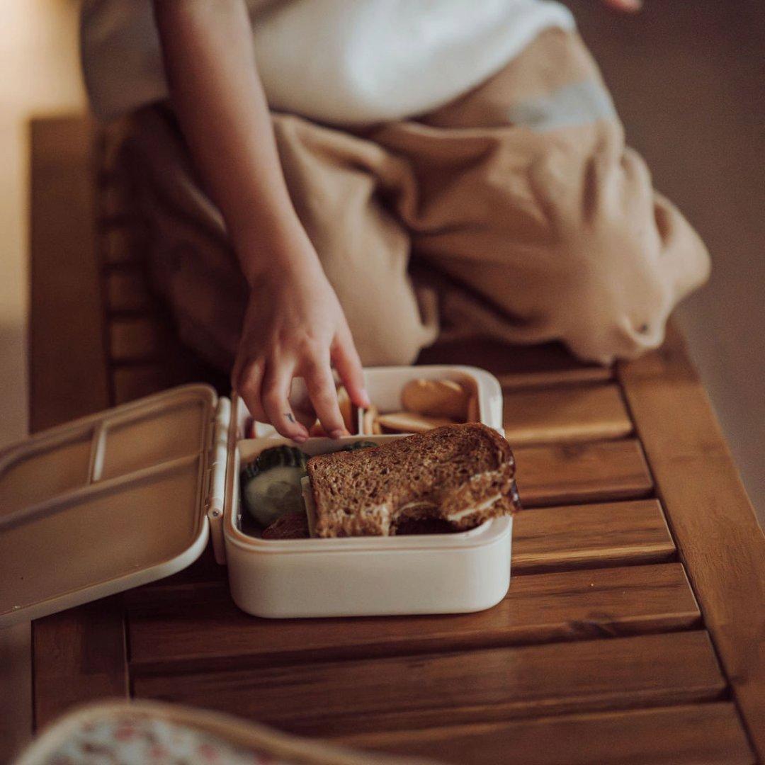 3 Compartment Leakproof Lunchbox | Fern Plaid image number 4
