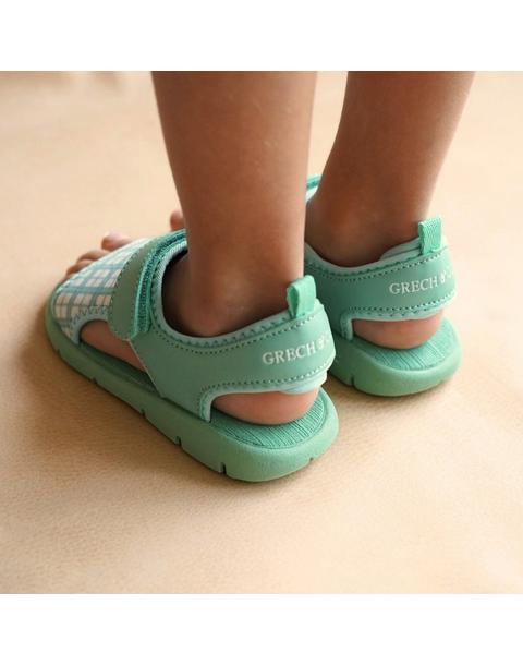 Play Sandal | Fern Plaid
