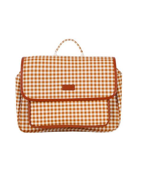 Satchel Backpack | Lille Cottage Club Sienna Gingham