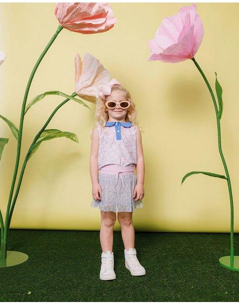 Pleated Skort - Lavender Love