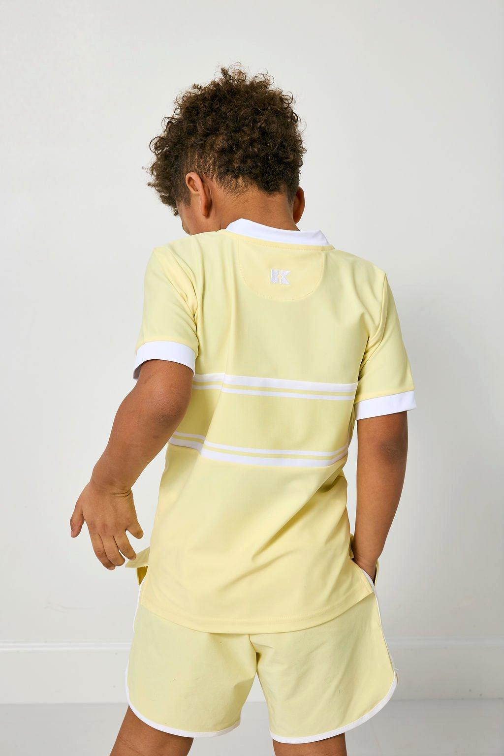 Boys Blade Shirt - Lemon Stripe image number 2