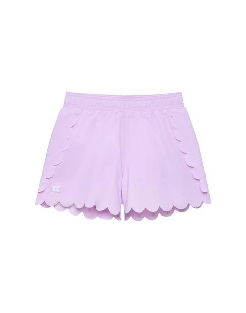 Scalloped Court Short - Lavender