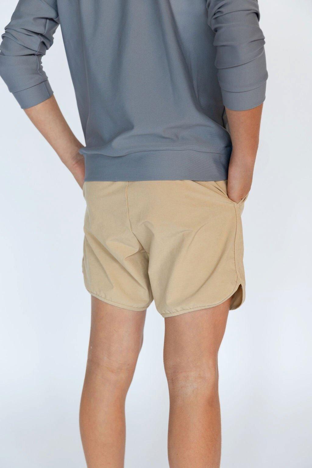 Boys Super Short - Khaki image number 1