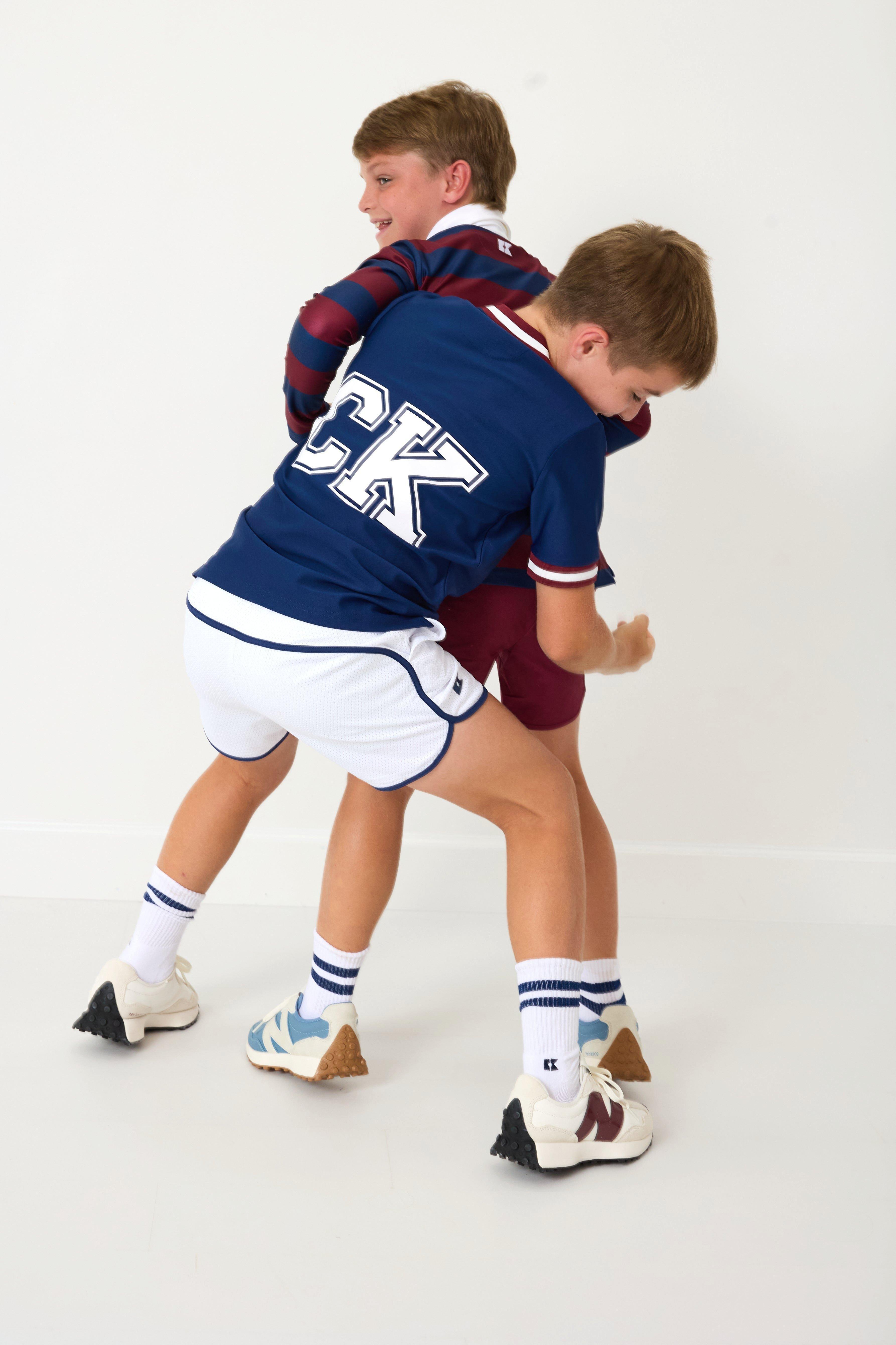 Boys Retro Mesh Super Short - White image number 2