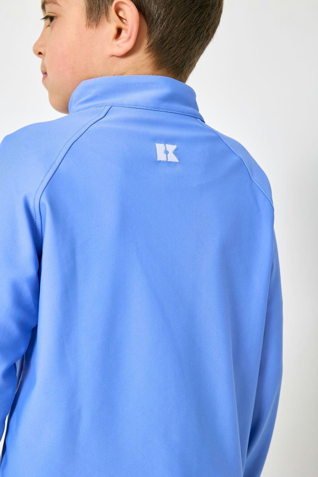 Boys Half Zip Pullover - Sky Blue image number 3