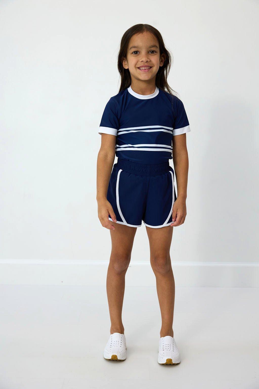 Girls Super Short - Navy image number 2