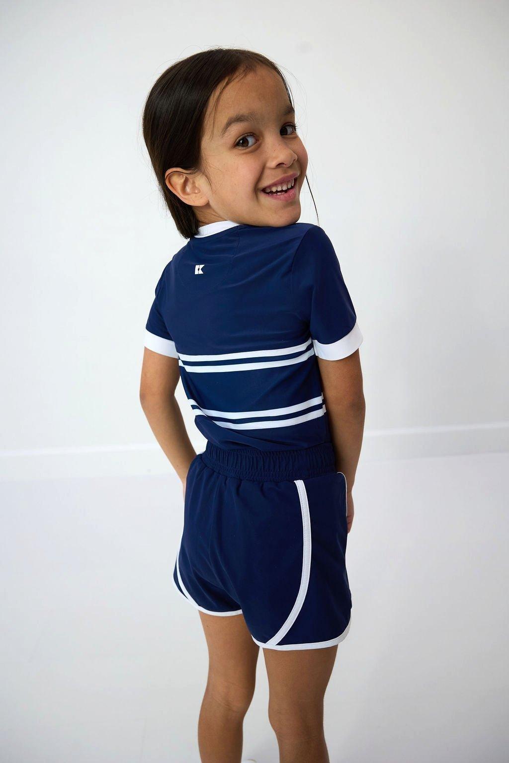 Girls Super Short - Navy image number 1