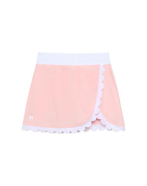 Scalloped Skort - Pink