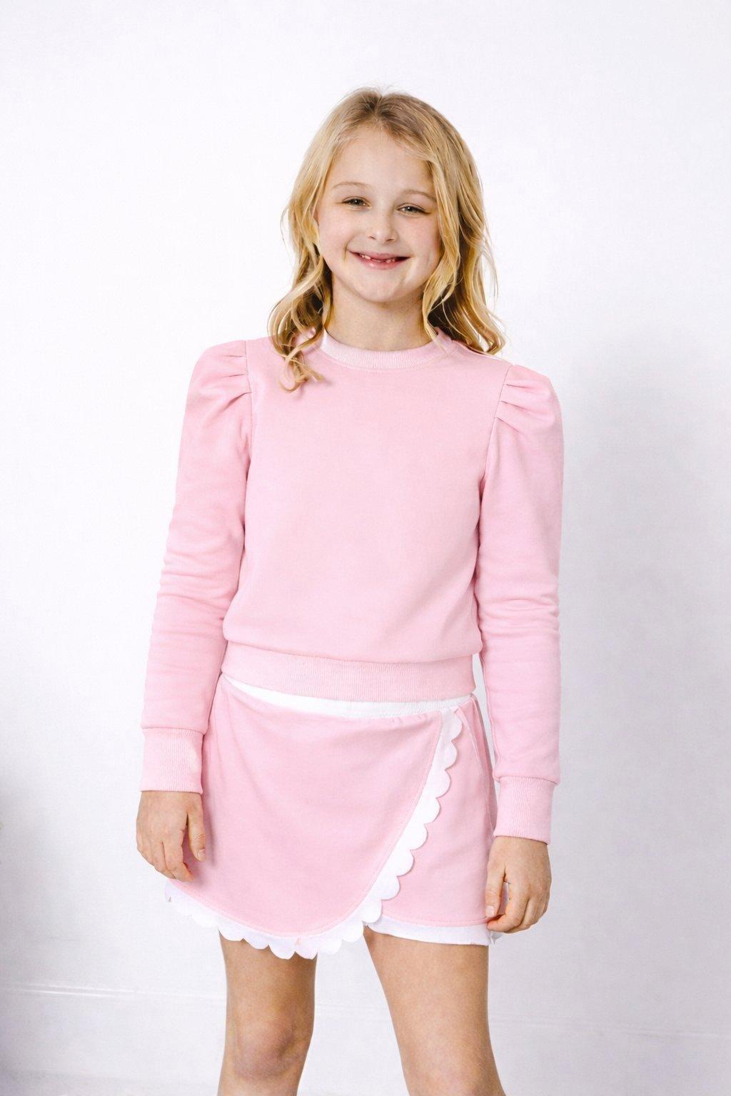 Scalloped Skort - Pink image number 2