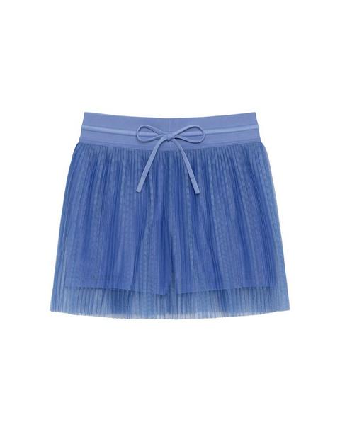 Pleated Skort - Sky Blue