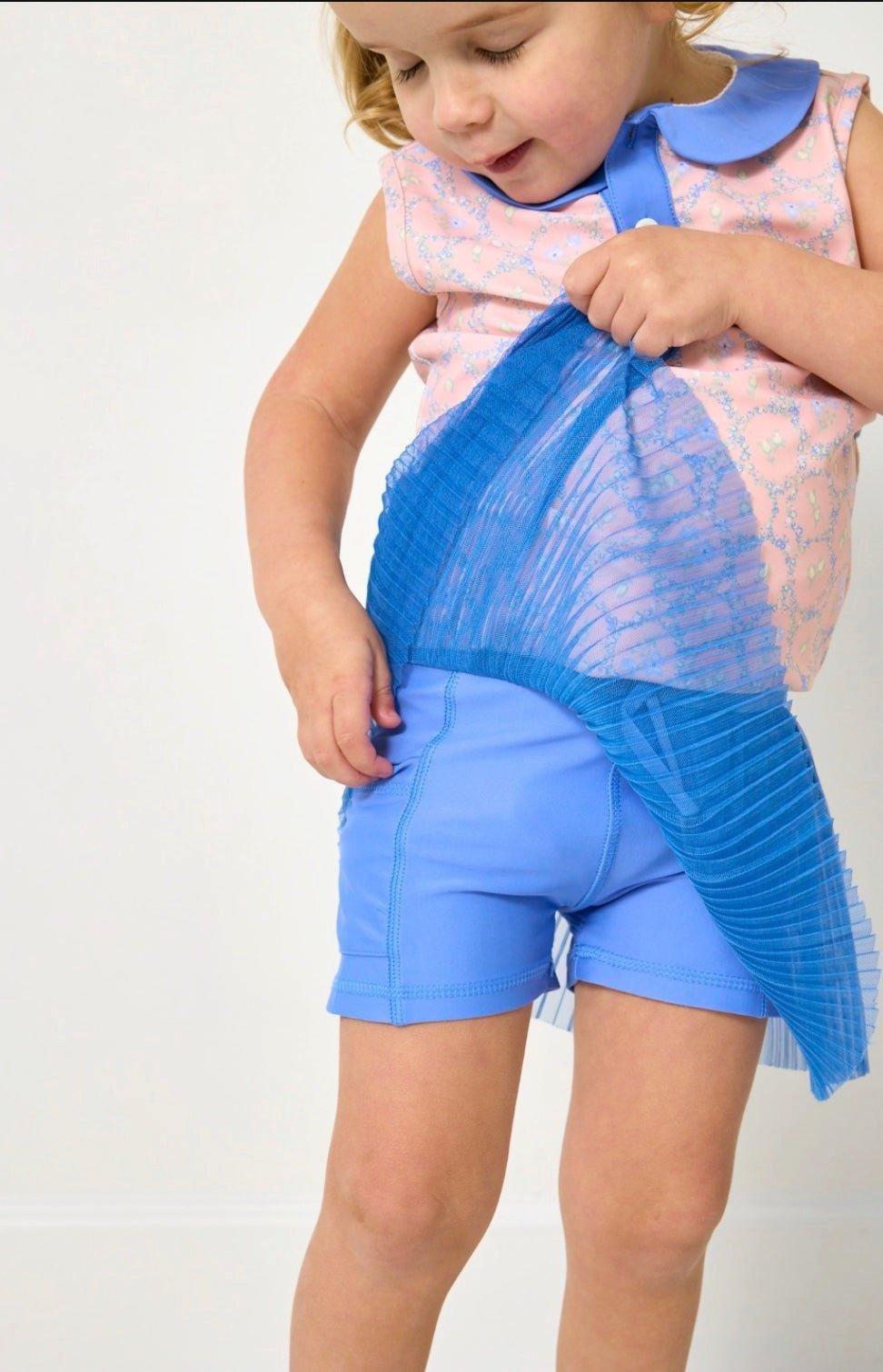 Pleated Skort - Sky Blue image number 3