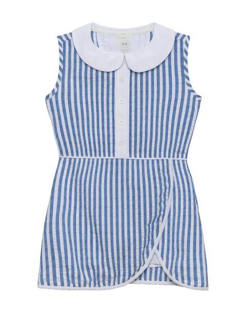 Court Dress - Seersucker Stripe