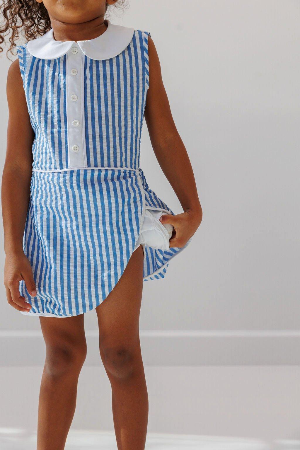 Court Dress - Seersucker Stripe image number 1