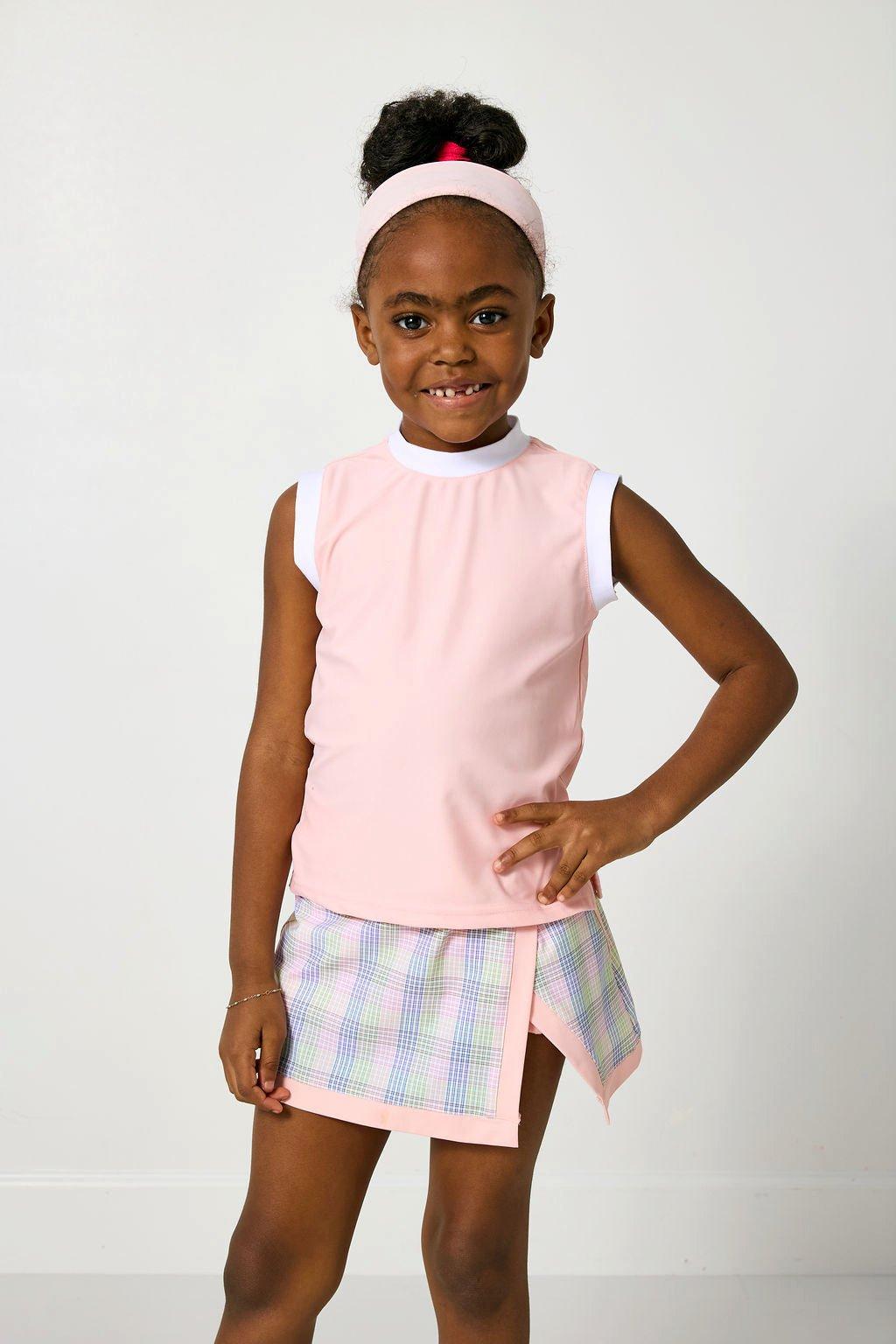 Girls Muscle Tank - Pink image number 2