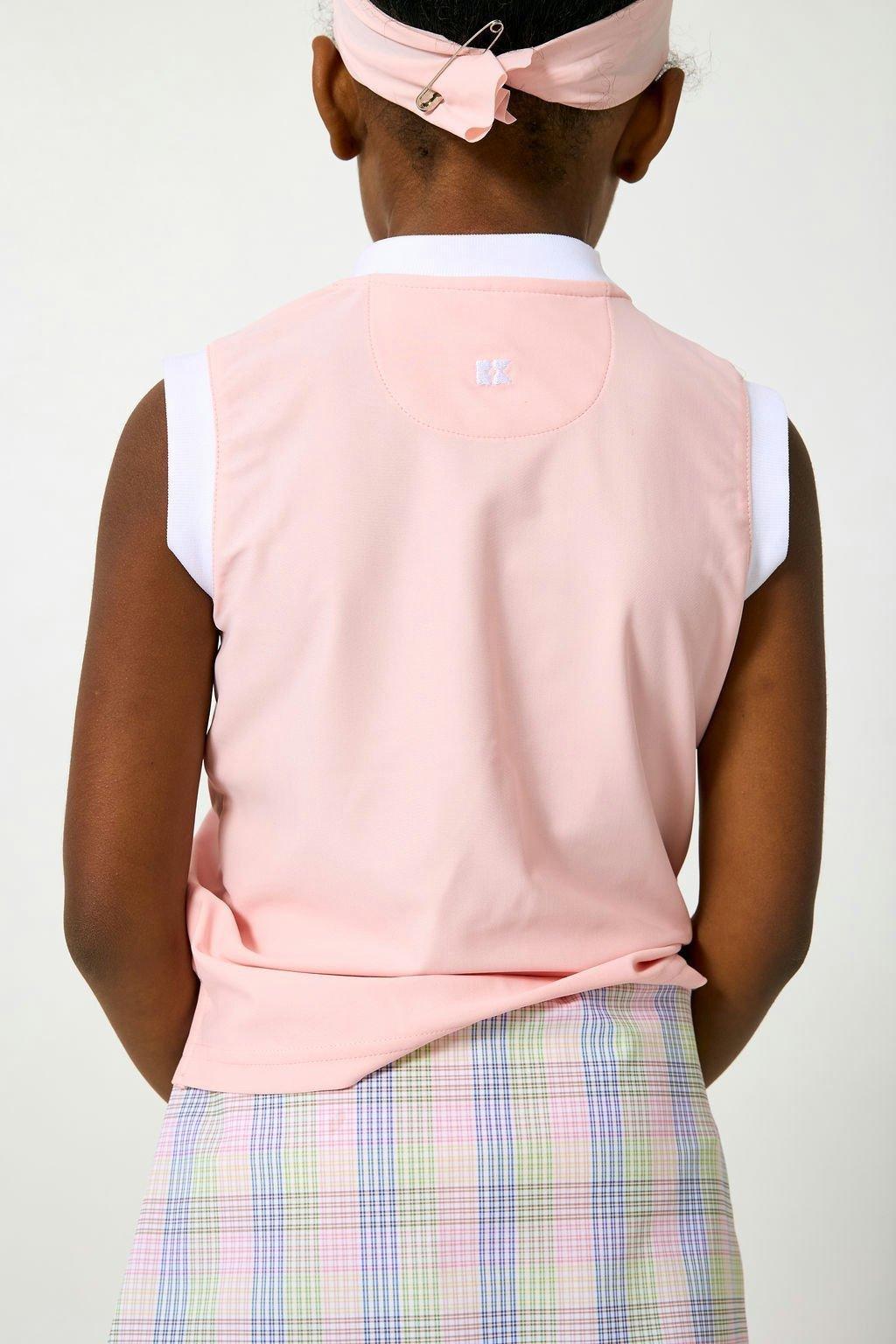 Girls Muscle Tank - Pink image number 3