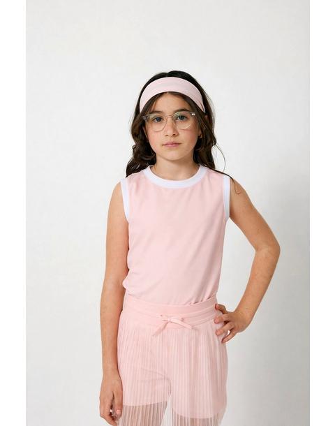 Girls Muscle Tank - Pink