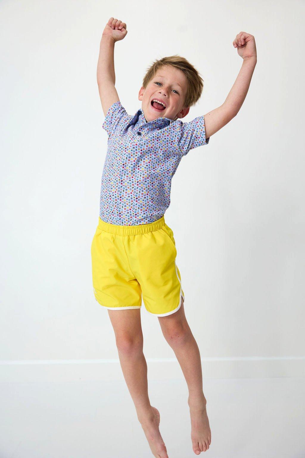 Boys Retro Super Short - Yellow image number 2