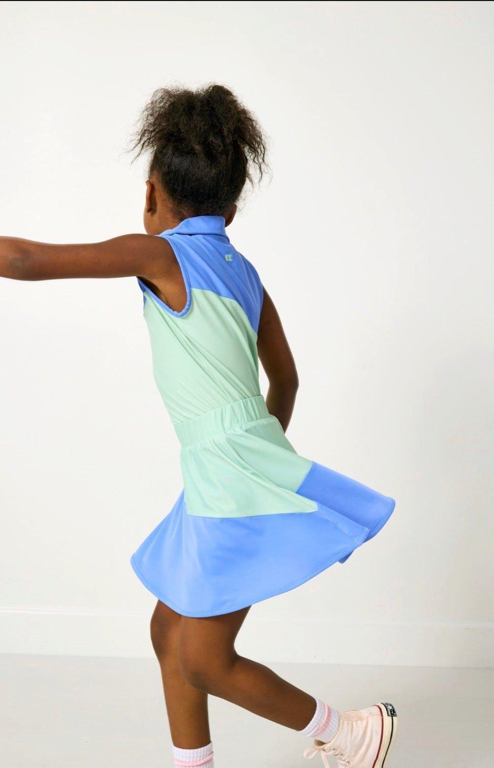 Half Court Skort - Sky Blue/Palm Green image number 2