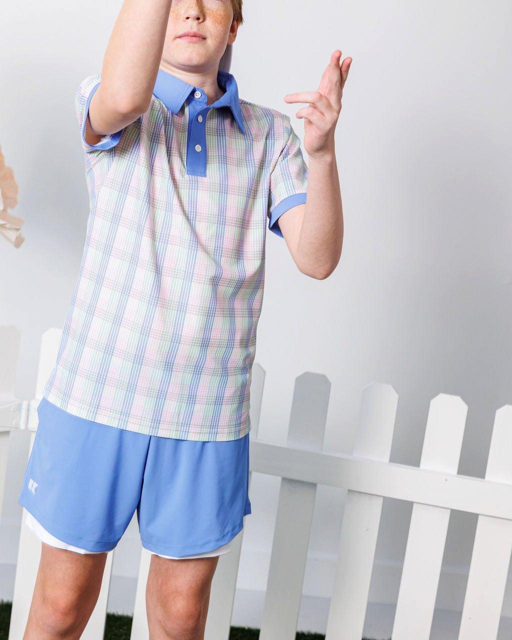 Boys Running Short - Sky Blue image number 2