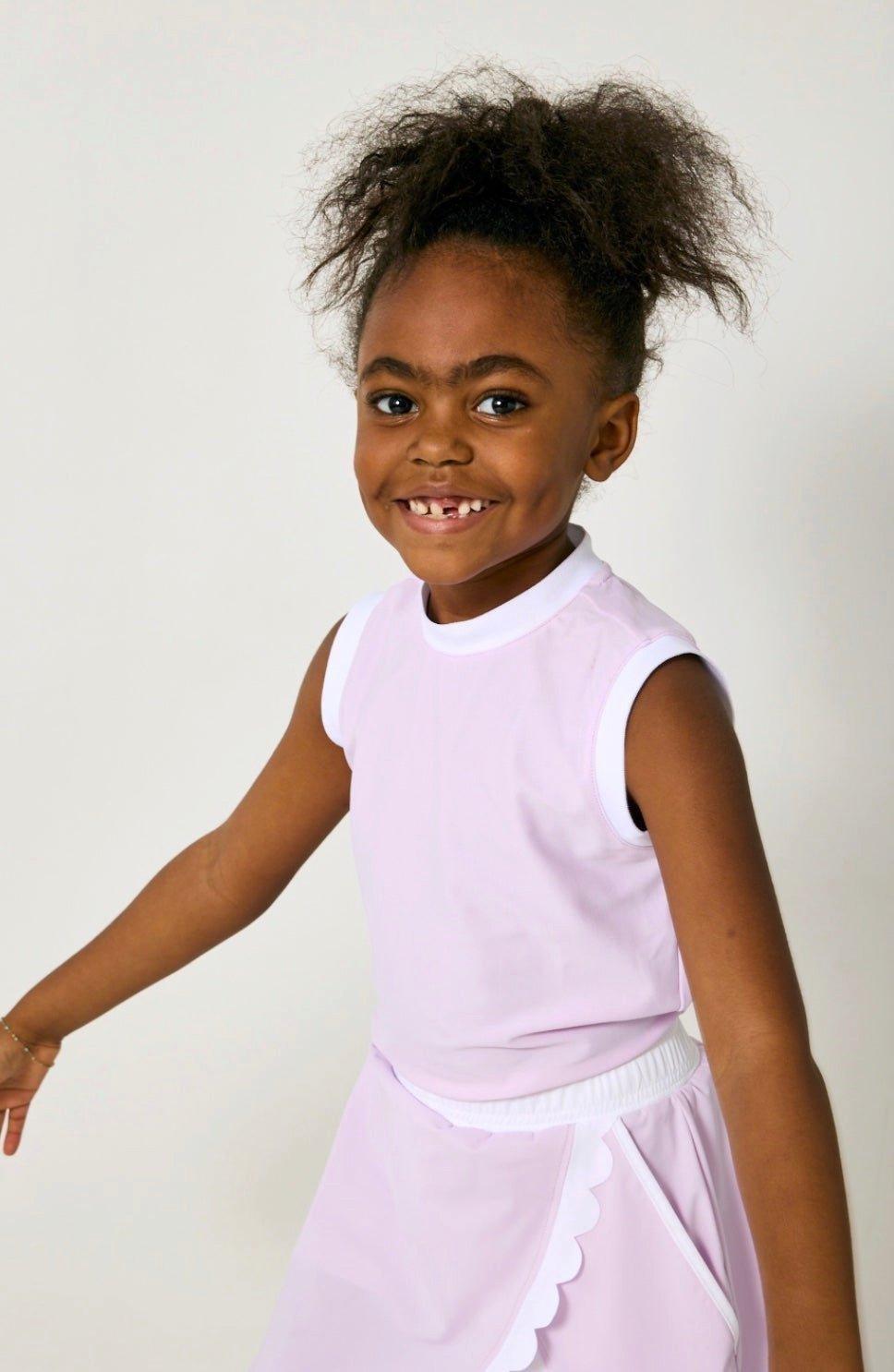 Girls Muscle Tank - Lavender image number 2