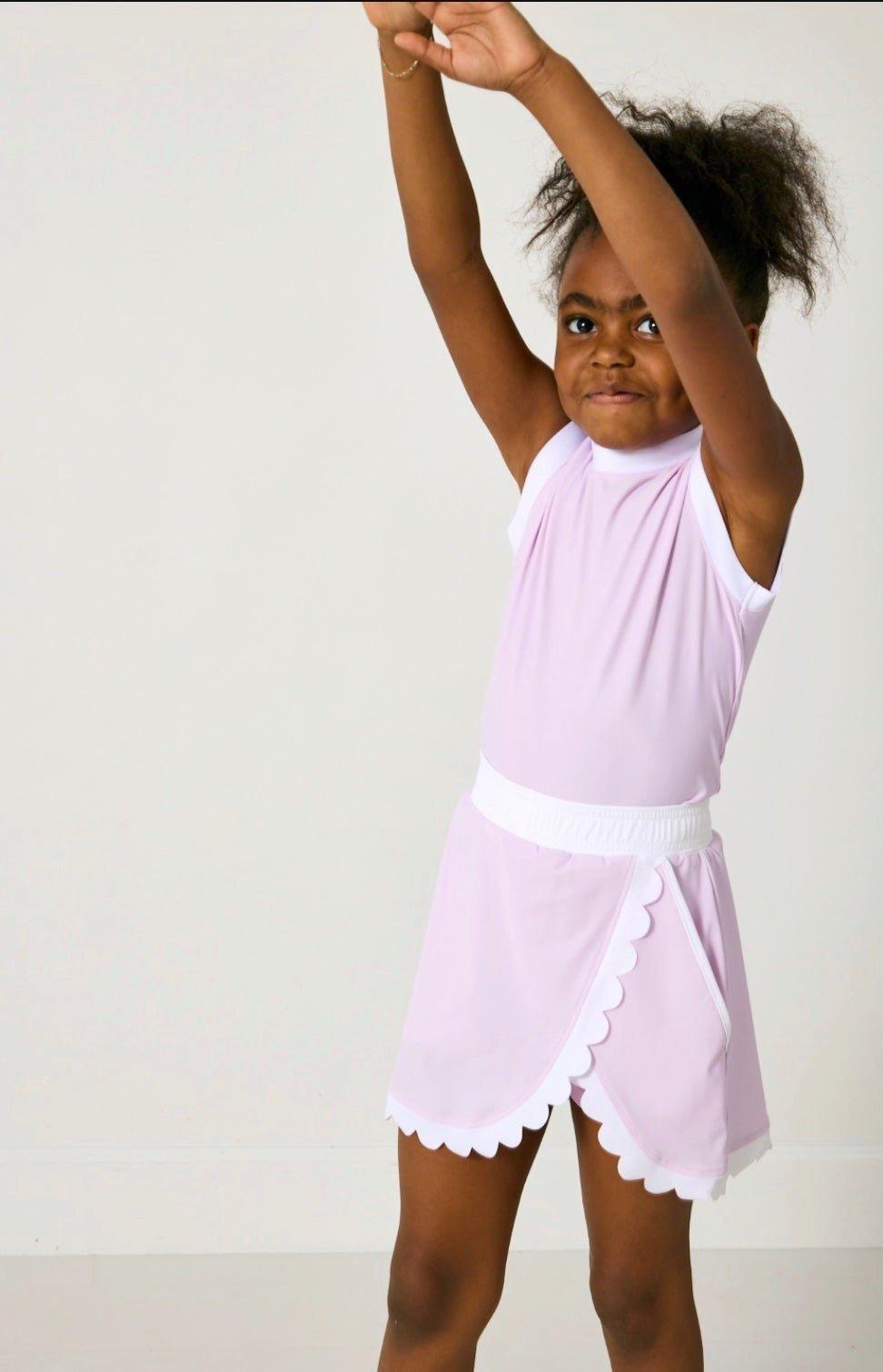 Girls Muscle Tank - Lavender image number 1