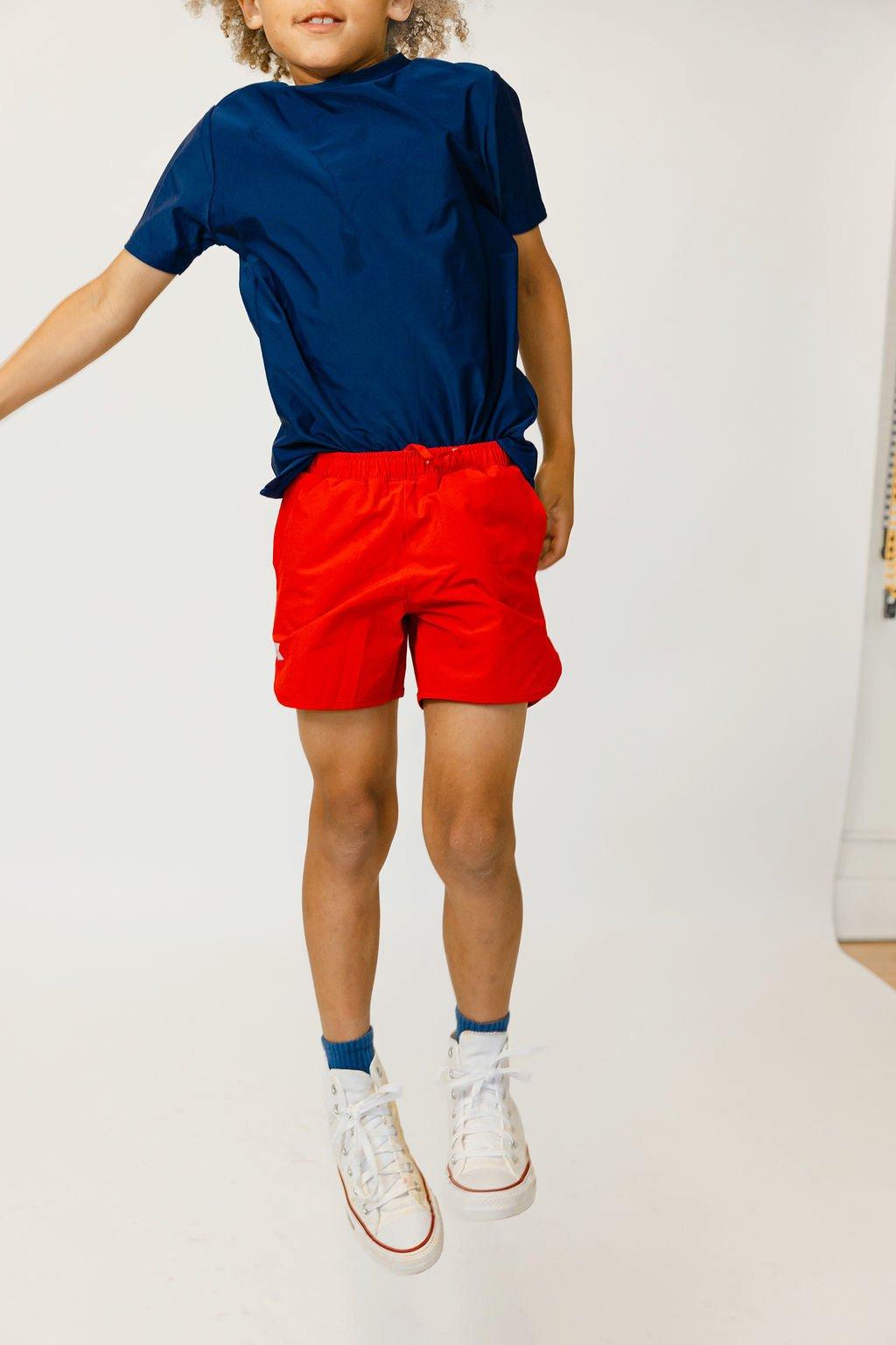 Boys Super Short - Red image number 4