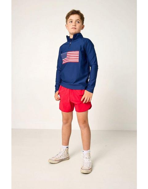 Boys Super Short - Red