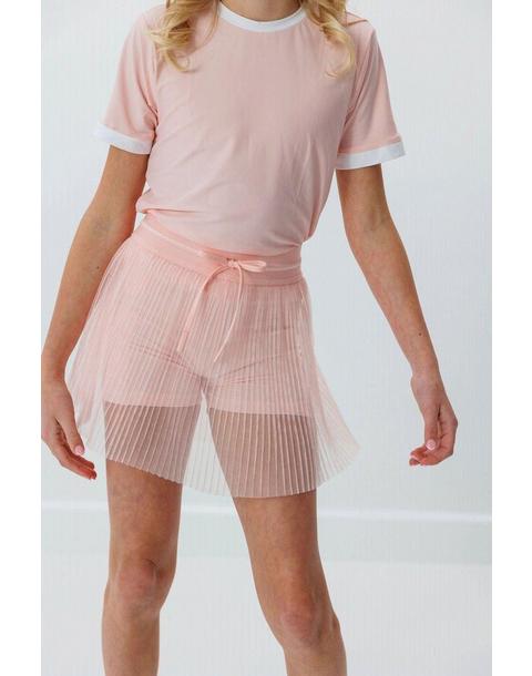 Pleated Skort - Pink