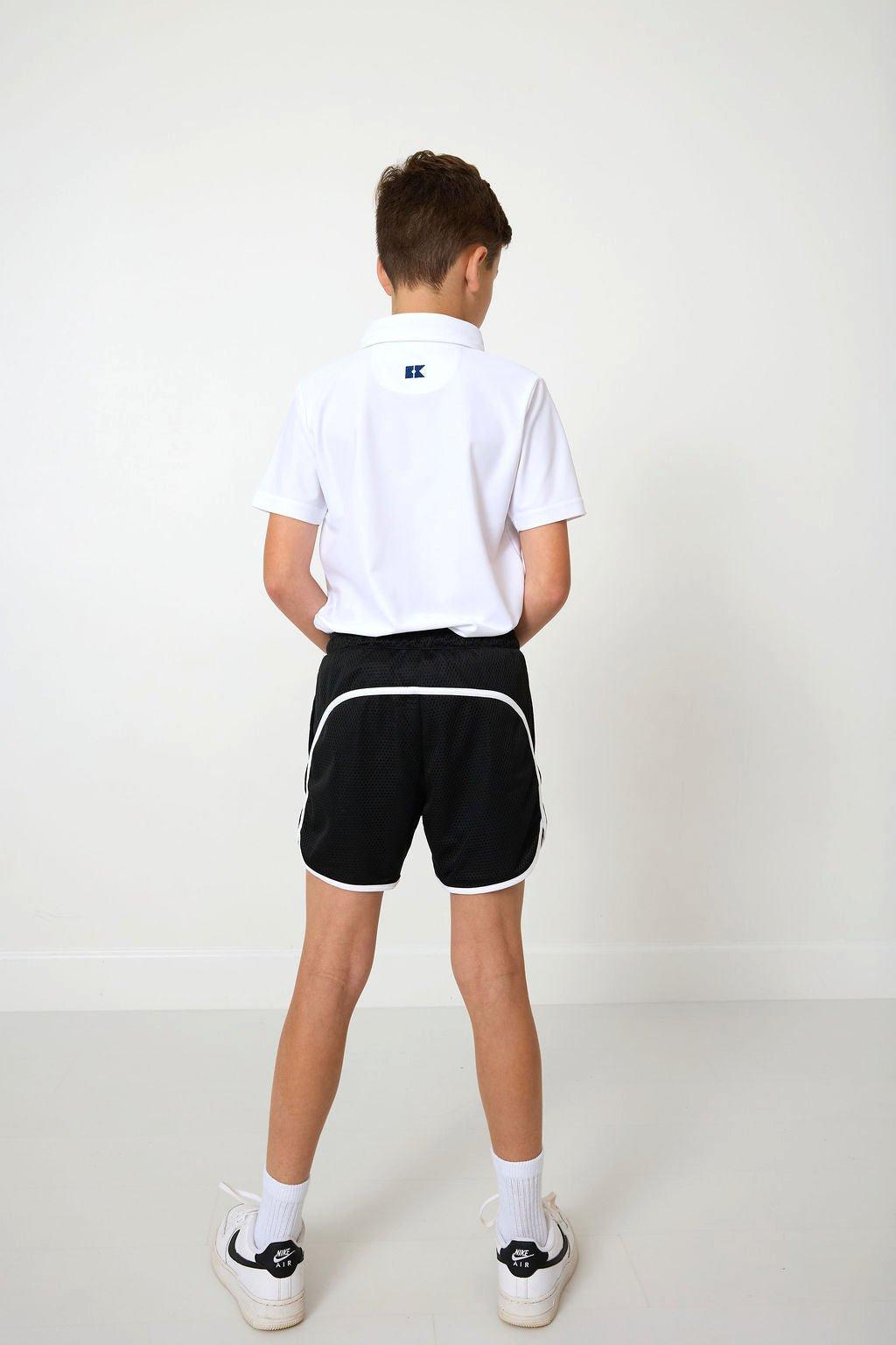 Boys Retro Mesh Super Short - Black image number 2