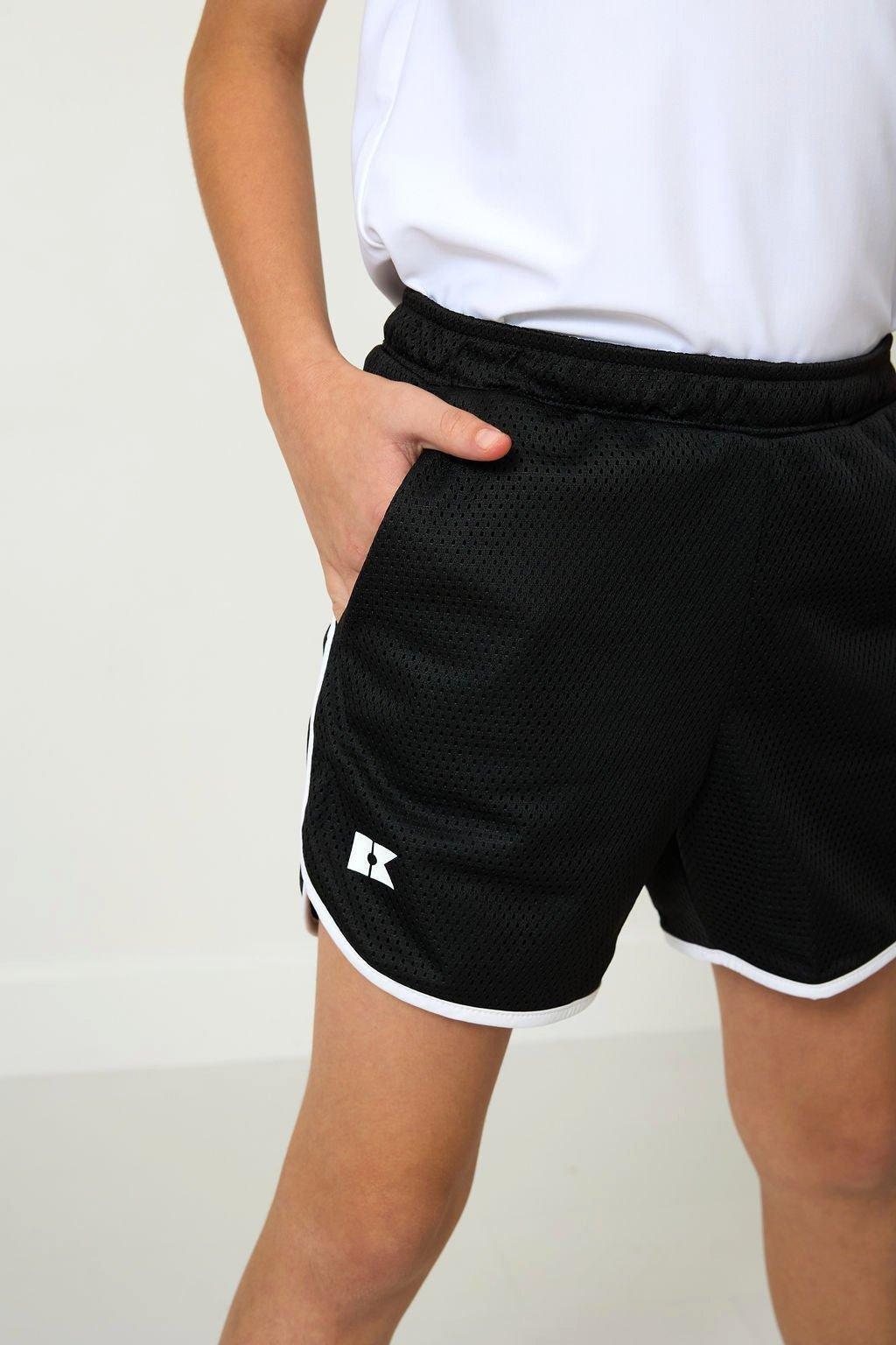 Boys Retro Mesh Super Short - Black image number 1