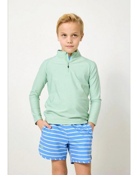 Boys Super Short - Sky Blue Stripe