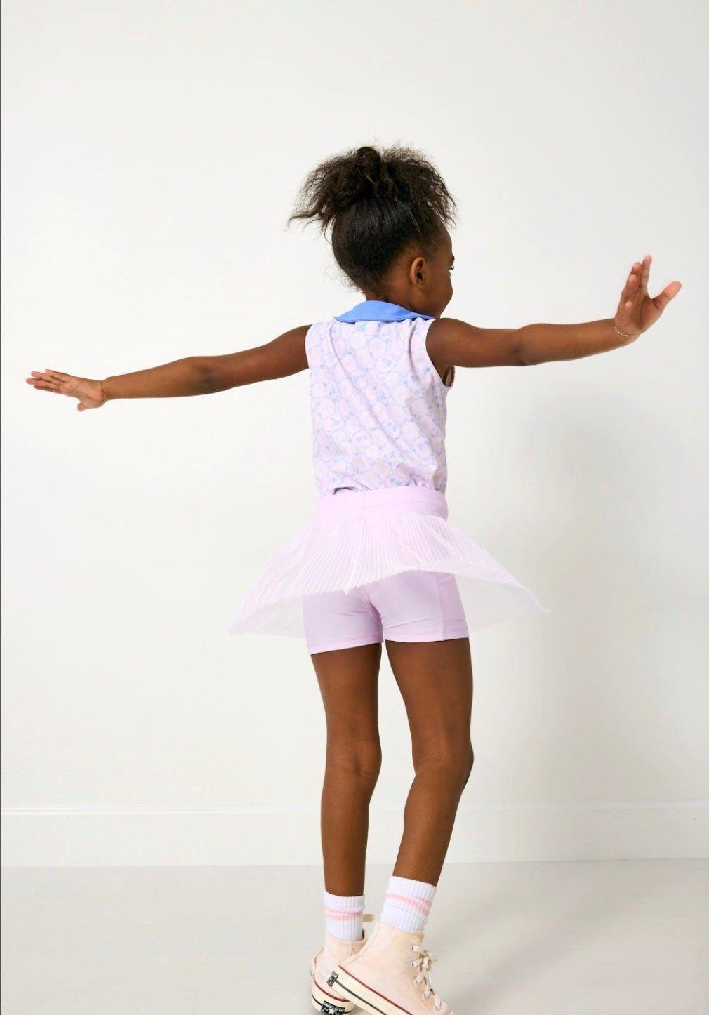Pleated Skort - Lavender image number 2