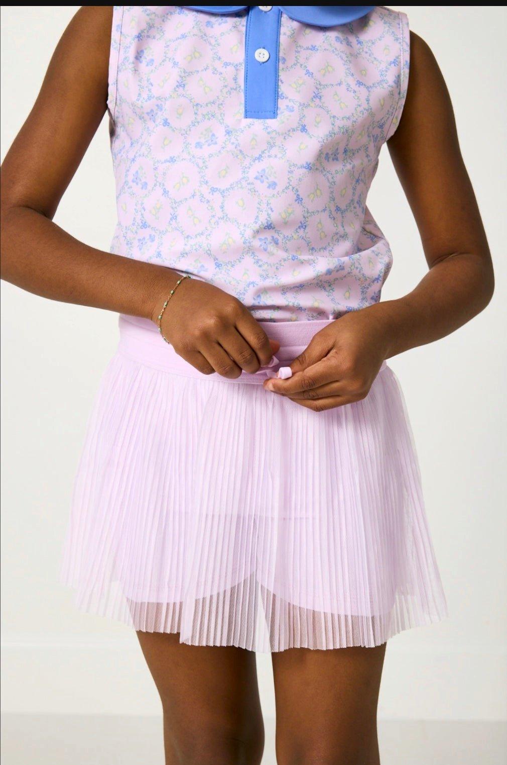 Pleated Skort - Lavender image number 1