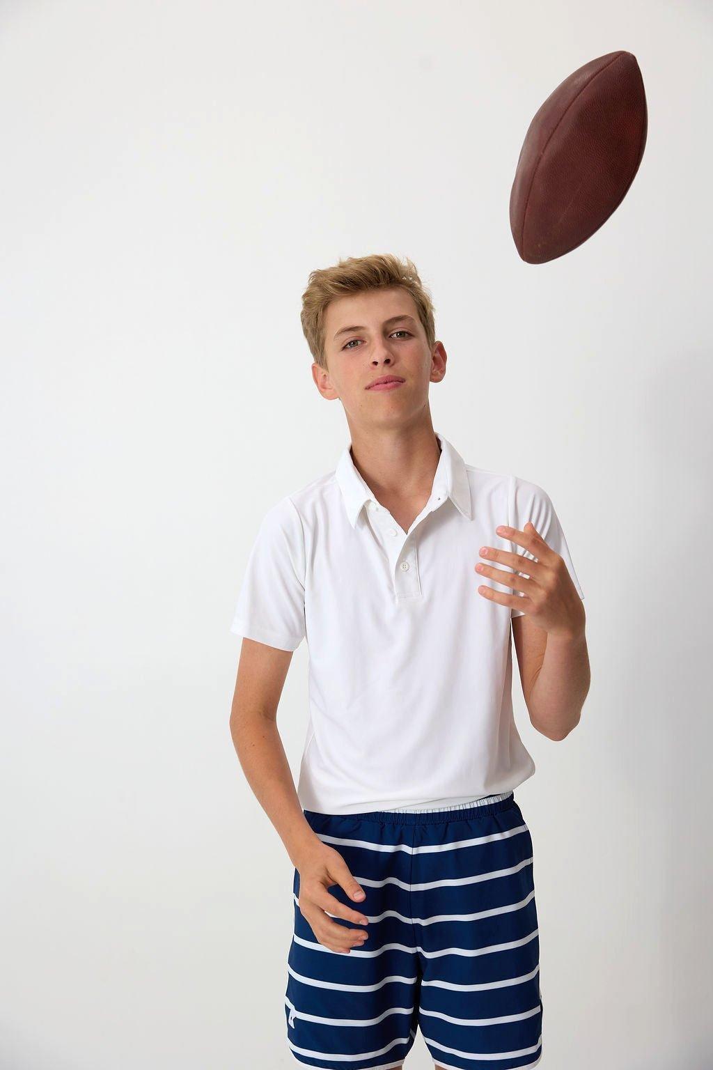 Boys Retro Super Short - Navy image number 4