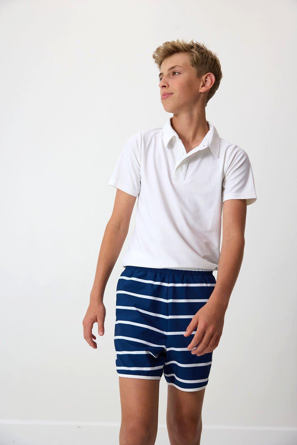 Boys Retro Super Short - Navy image number 1